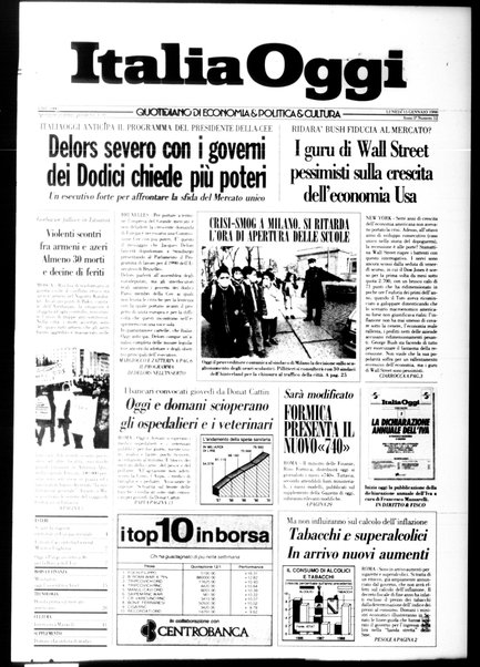 Italia oggi : quotidiano di economia finanza e politica